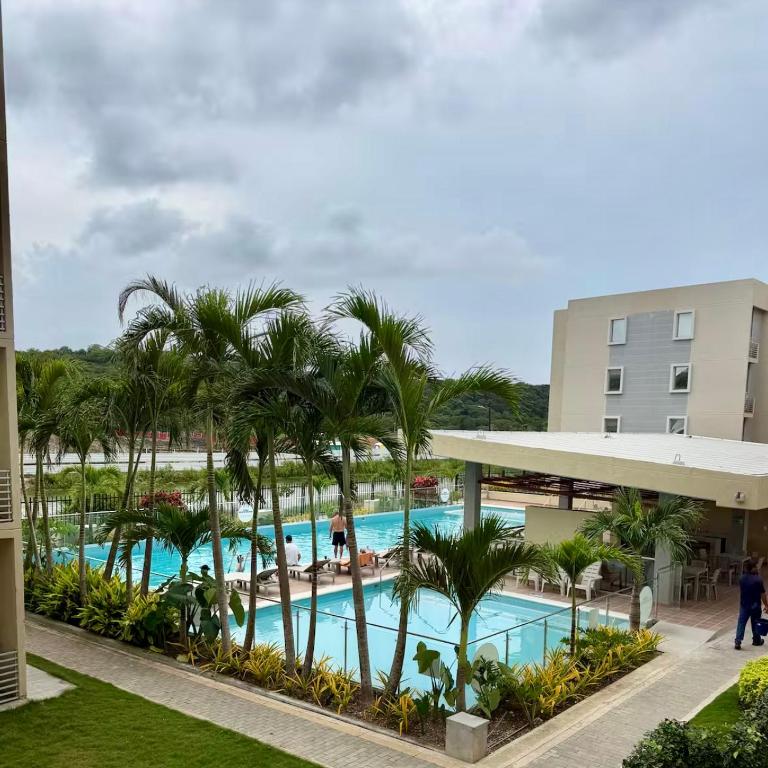 apartment near the beach con piscina, gym y coworking - Two-Bedroom Apartment - 63