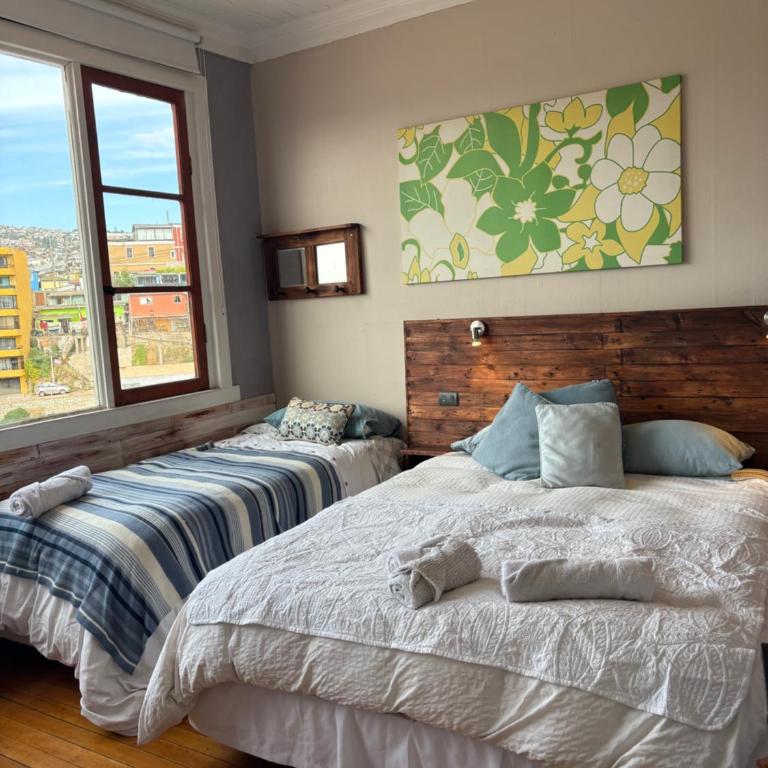 BBCasitaYellow-Hostal - Quadruple Room with Sea View - 8