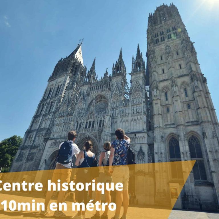 Appart'HomeCity - Rouen Grand Prieuré - 1 à 3 chambres - Appartement 3 Chambres avec Balcon - 27