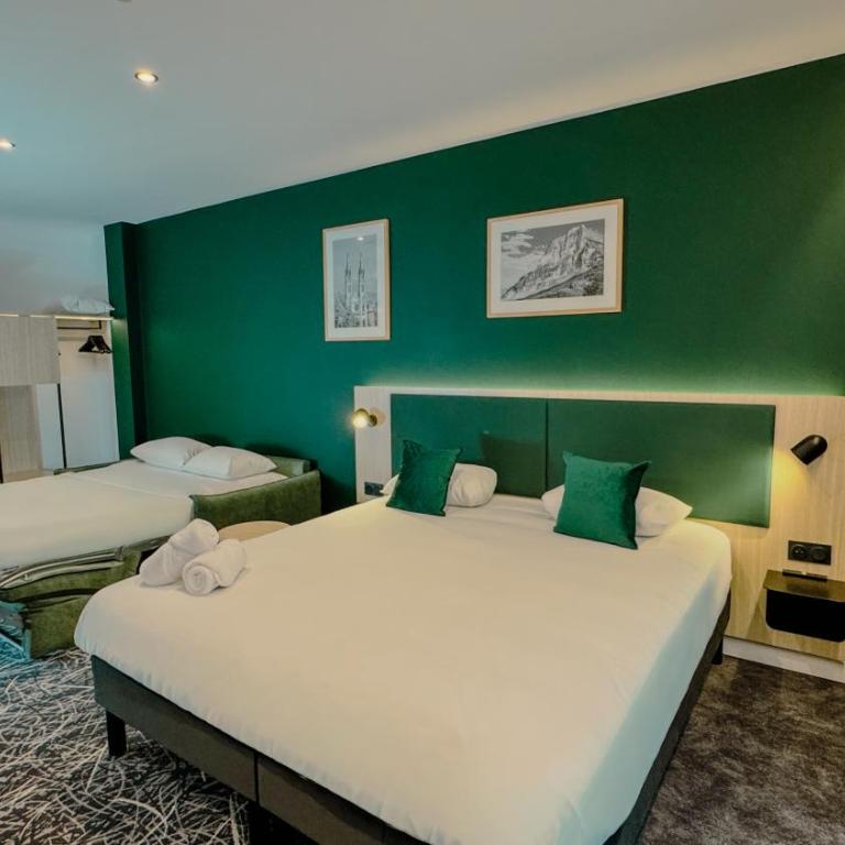 Best Western Voiron Centre - Chambre Lit King-Size Supérieure avec Canapé-Lit - Non-Fumeurs - 12