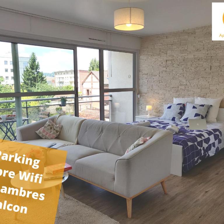 Appart'HomeCity - Rouen Grand Prieuré - 1 à 3 chambres - Appartement 2 Chambres avec Balcon - 26