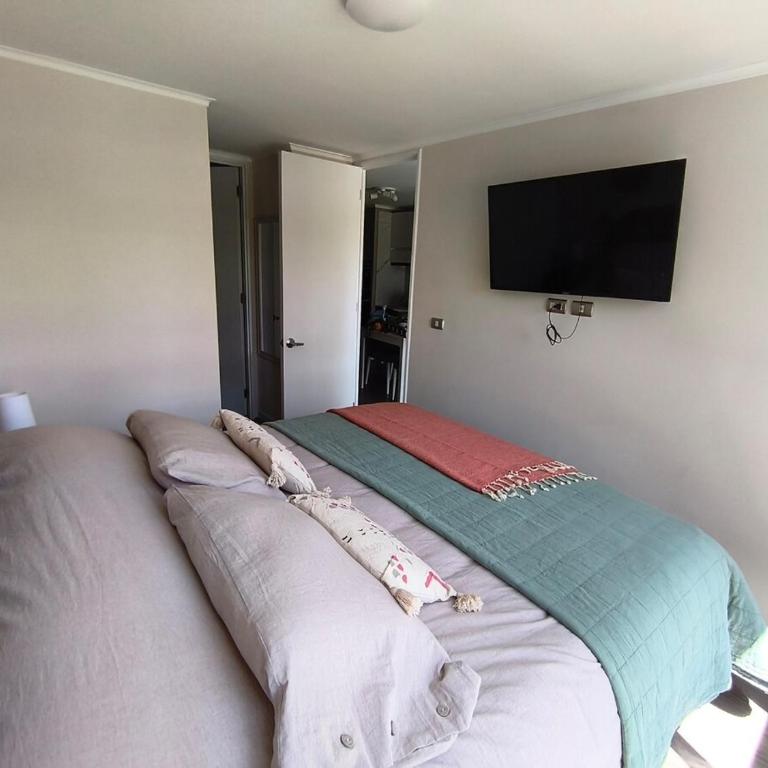 Moderno departamento en Ñuñoa con cama King, internet rápido y piscina - One-Bedroom Apartment - 8