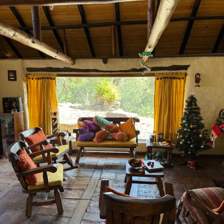 Casa de campo Cucunuba cabaña Buena Vista - Two-Bedroom Chalet - 12