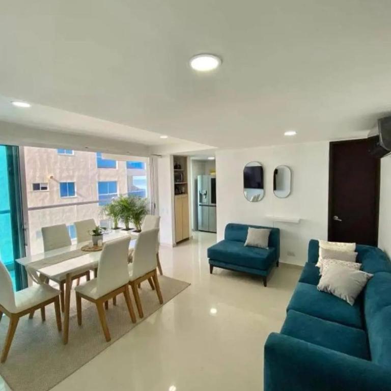 Hermoso apto vista al mar, entrada a la playa, Porto Vento Morros Cartagena, aire acondicionado - Apartamento de 3 dormitorios - 8