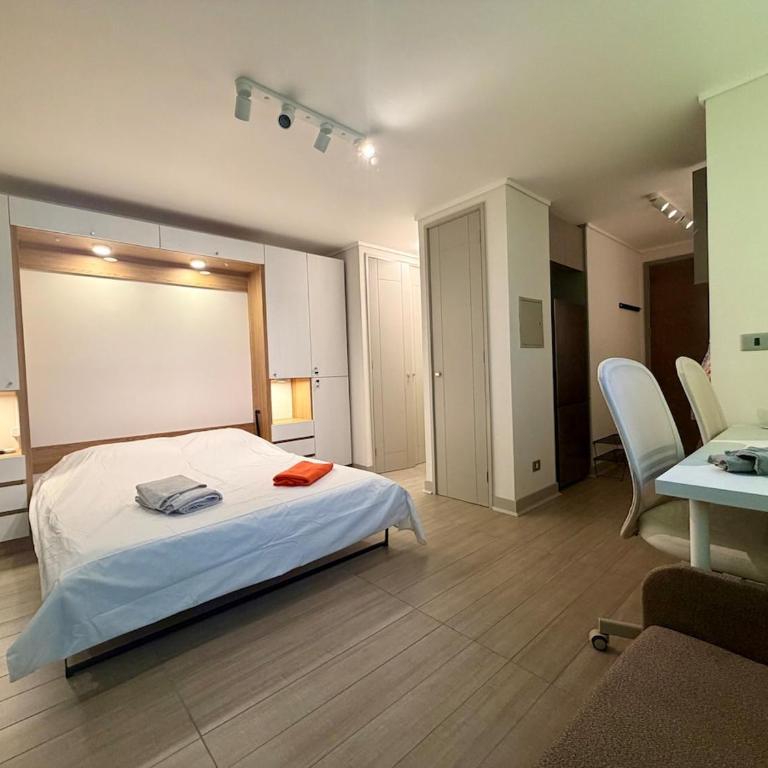 A pasos de Irarrázaval, AC, vista Andes, piscina rooftop - One-Bedroom Apartment - 3