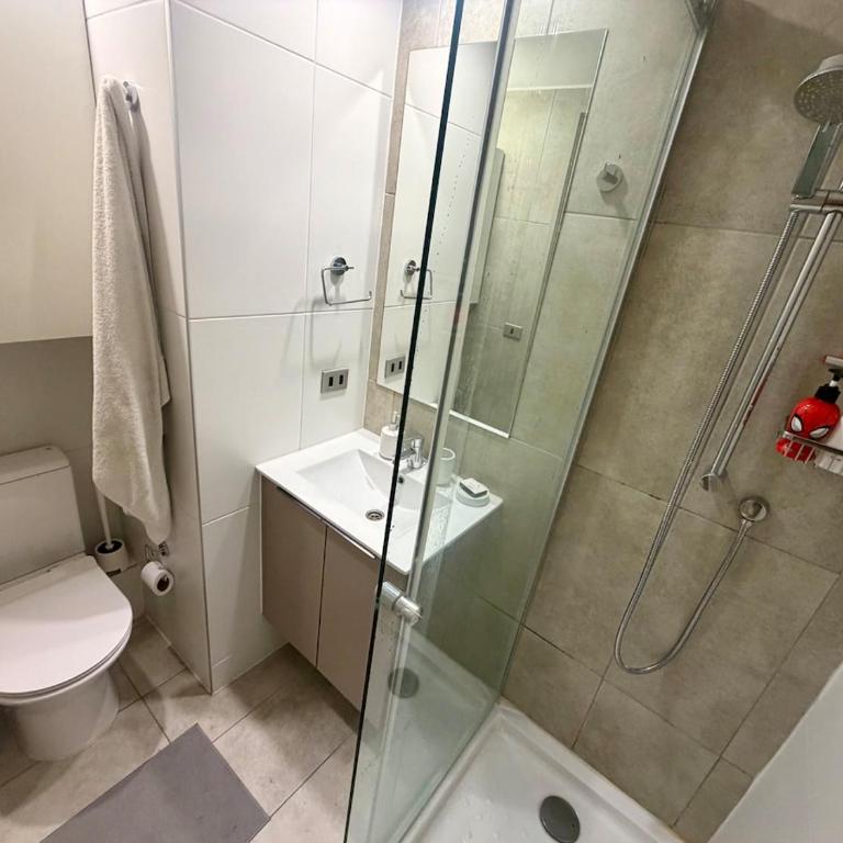 A pasos de Irarrázaval, AC, vista Andes, piscina rooftop - One-Bedroom Apartment - 25