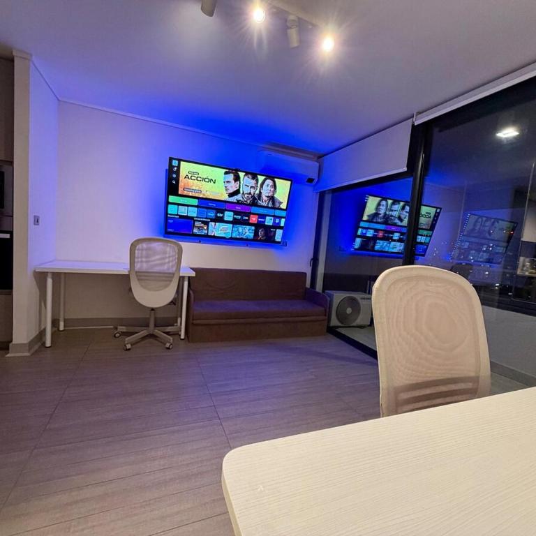 A pasos de Irarrázaval, AC, vista Andes, piscina rooftop - One-Bedroom Apartment - 44