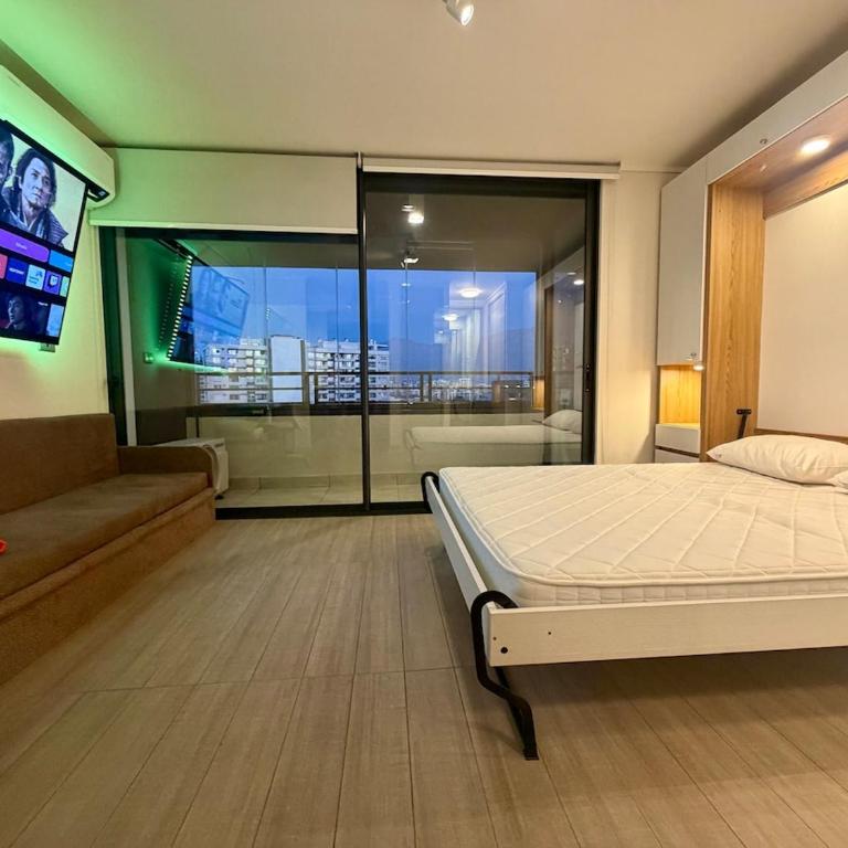 A pasos de Irarrázaval, AC, vista Andes, piscina rooftop - One-Bedroom Apartment - 47