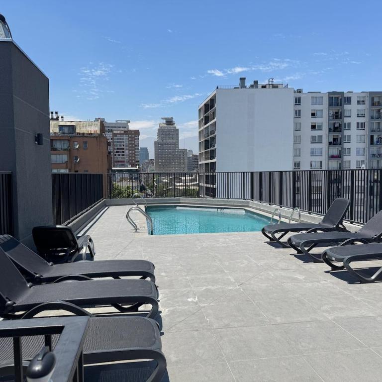 Inmejorable ubicación Metro Santa Ana, departamento nuevo - One-Bedroom Apartment - 31
