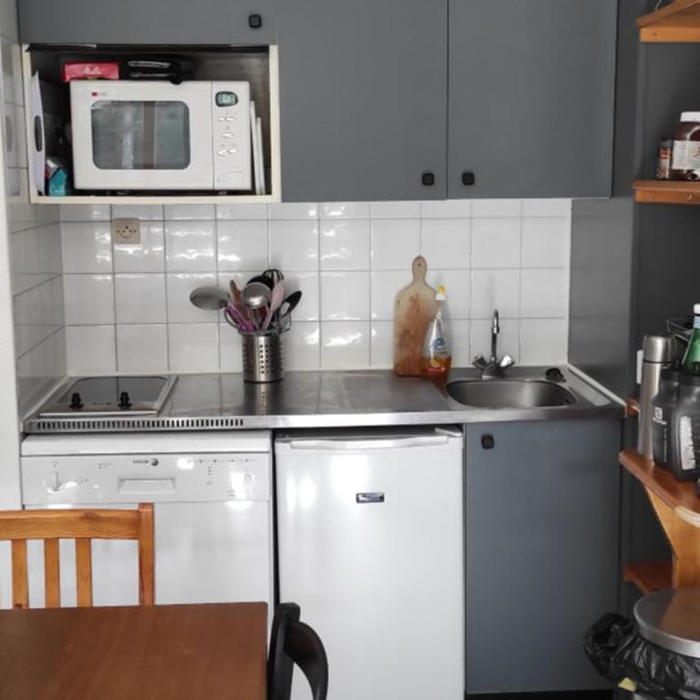 Valfréjus face à la télécabine, wifi, 2 petites chambres - Appartement 2 Chambres avec Vue sur la Montagne - 5