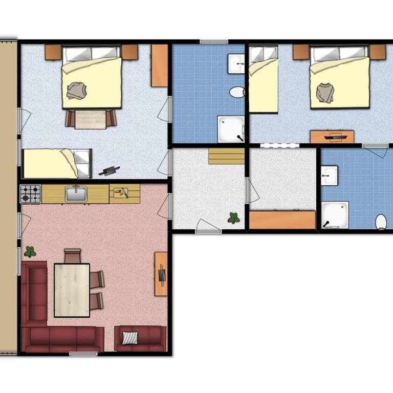 Gästehaus Falkner Ignaz - Comfort Apartment mit 2 Schlafzimmern und Balkon - 14