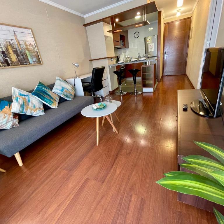 Gran Suite a pasos del Metro Santa Ana - One-Bedroom Apartment - 1