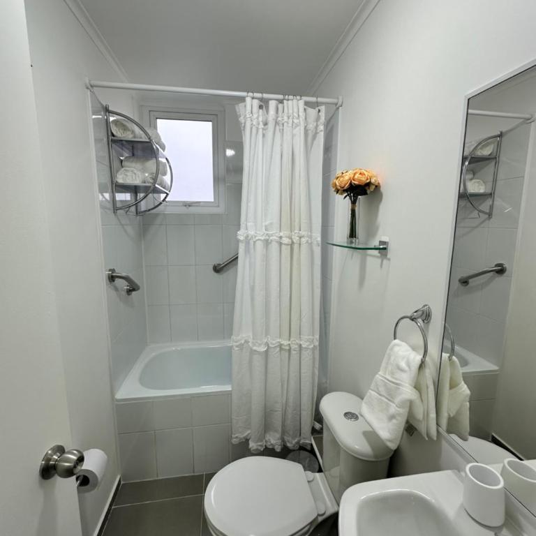 Departamento piscina y estacionamiento en condominio Villarrica - Apartamento de 2 dormitorios - 40