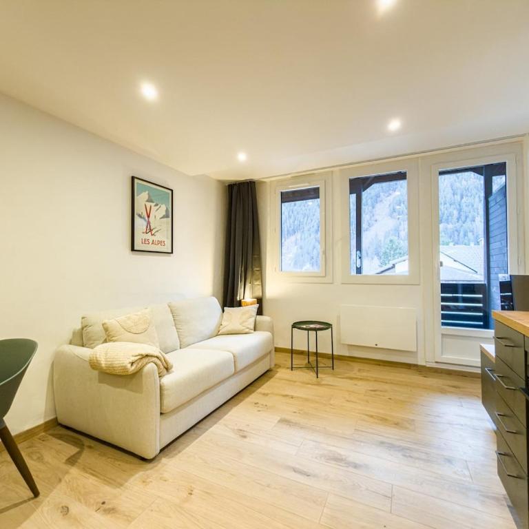 Studio exceptionnel, tout équipé face à l'aiguille du midi - Apartment mit 1 Schlafzimmer - 5