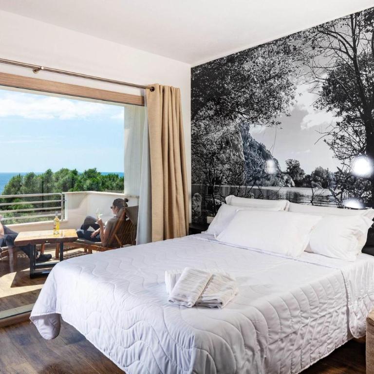 Blue Bay rooms - Camera Matrimoniale Deluxe con Balcone e Vista Mare - 1