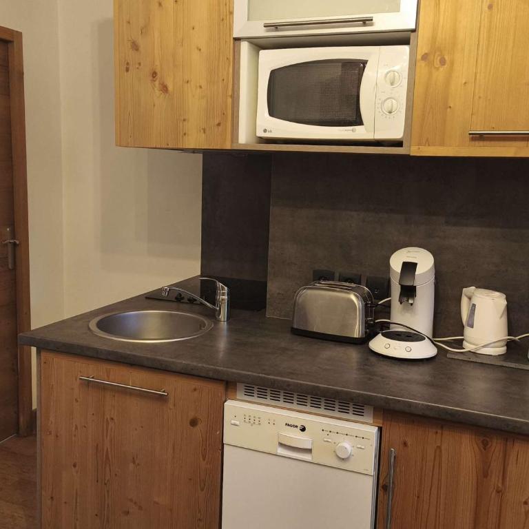 Appartement cosy 2 pièces avec balcon, piscine, sauna et accès direct aux pistes - 5 couchages, Risoul - Appartement 1 Chambre - 21