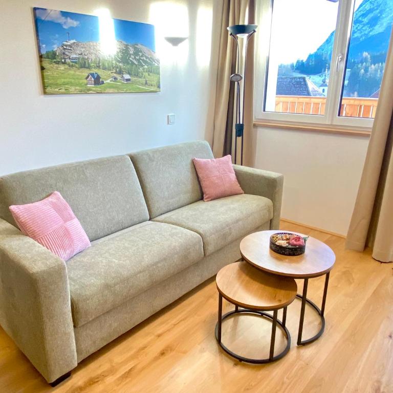 Grimming View I - Zentral in Tauplitz, Nahe Sessellift, Bergblick & Parkplatz - Apartment mit 1 Schlafzimmer und Terrasse - 20