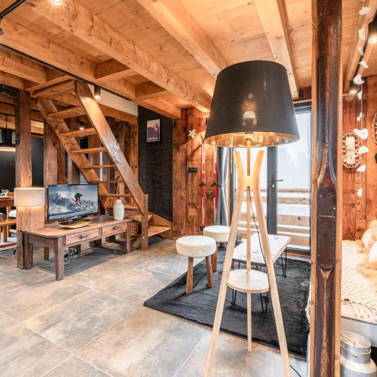 Chalet ski-in-out face au MontBlanc & Bain nordique - Chalet mit 2 Schlafzimmern - 2