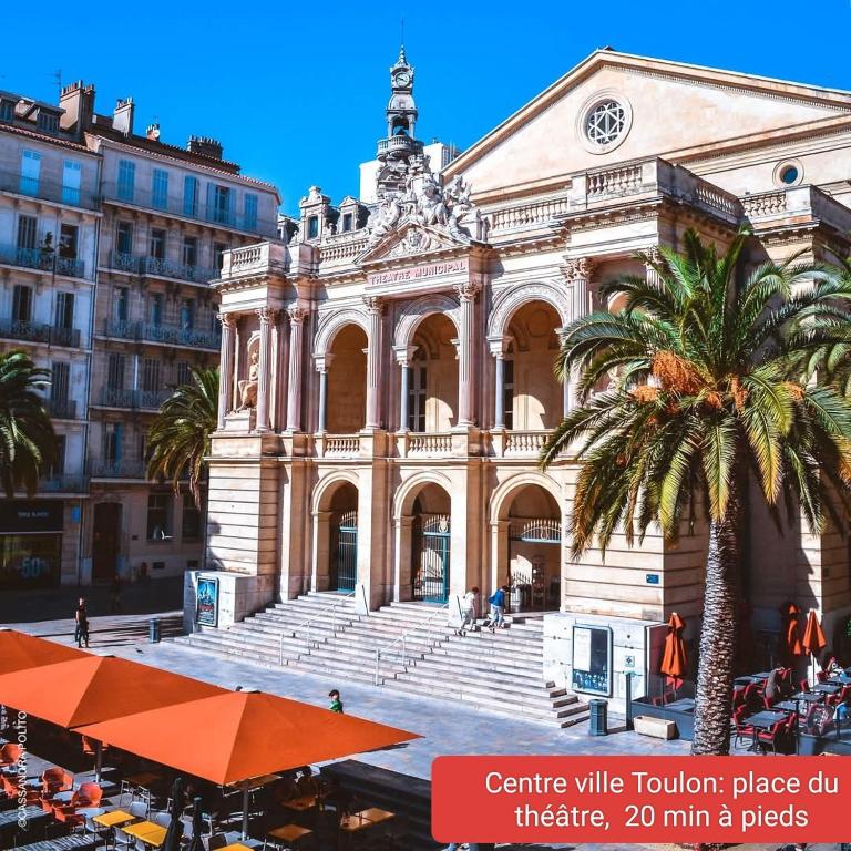 Grand T2 vue mer, balcon, plage, resto tout à pied - One-Bedroom Apartment with Sea View and Balcony - 25