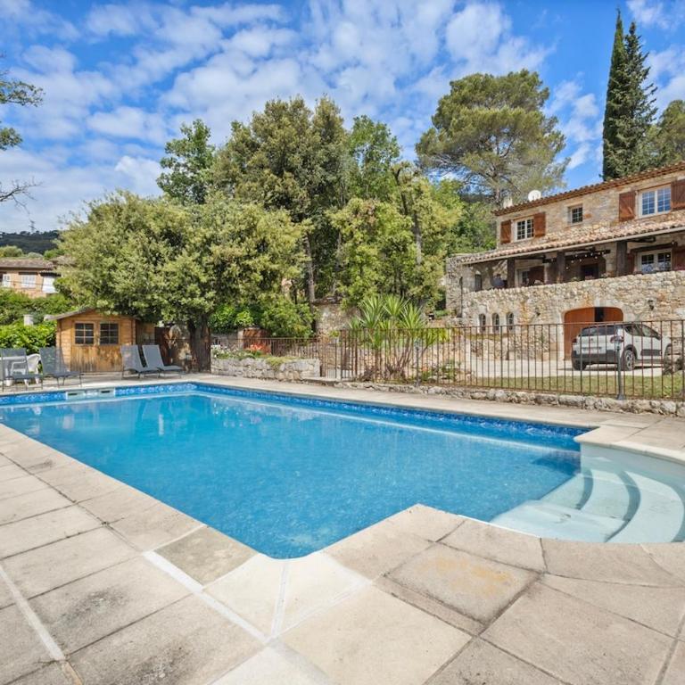 Magnificent Stone Villa in Le Tignet - Villa avec Piscine Privée - 3