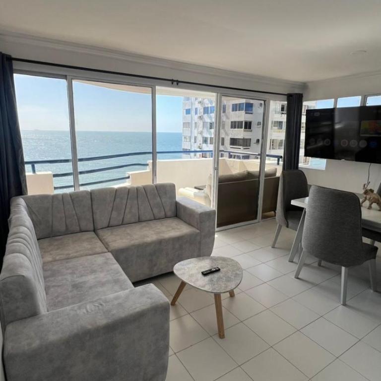 apartamento luxury Aire puro frente al mar edificio marina del rey laguito cartagena - Two-Bedroom Apartment - 2