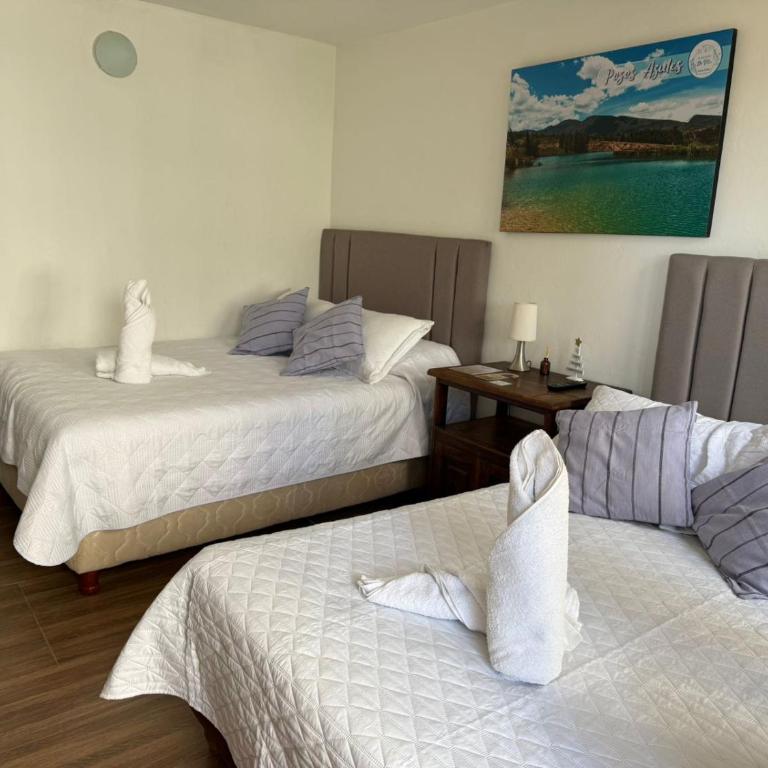 Casa Hotel El Encanto de Villa - Twin Room with Private Bathroom - 3