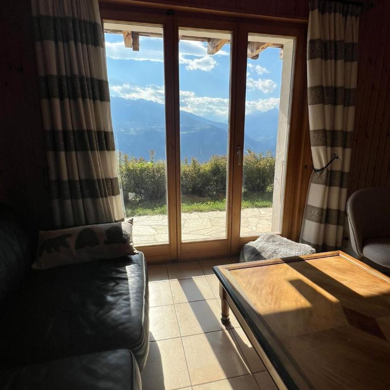 Chalet cosy plein sud proche Crans Montana et Anzère! Vue unique sur les Alpes - Chalet mit 3 Schlafzimmern - 28