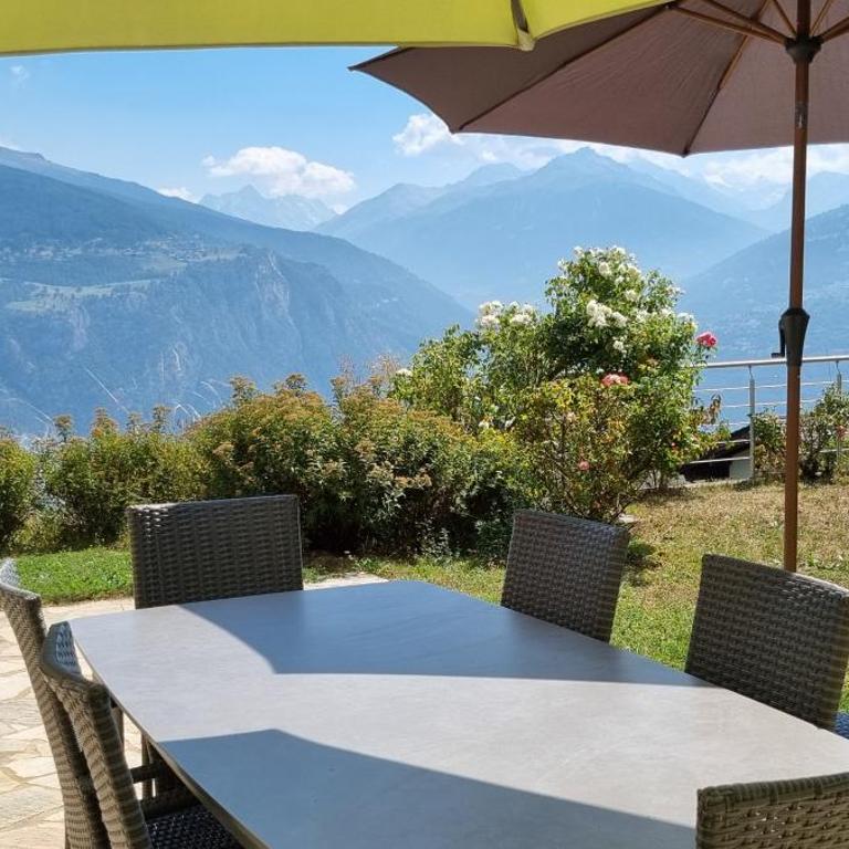 Chalet cosy plein sud proche Crans Montana et Anzère! Vue unique sur les Alpes - Chalet mit 3 Schlafzimmern - 41