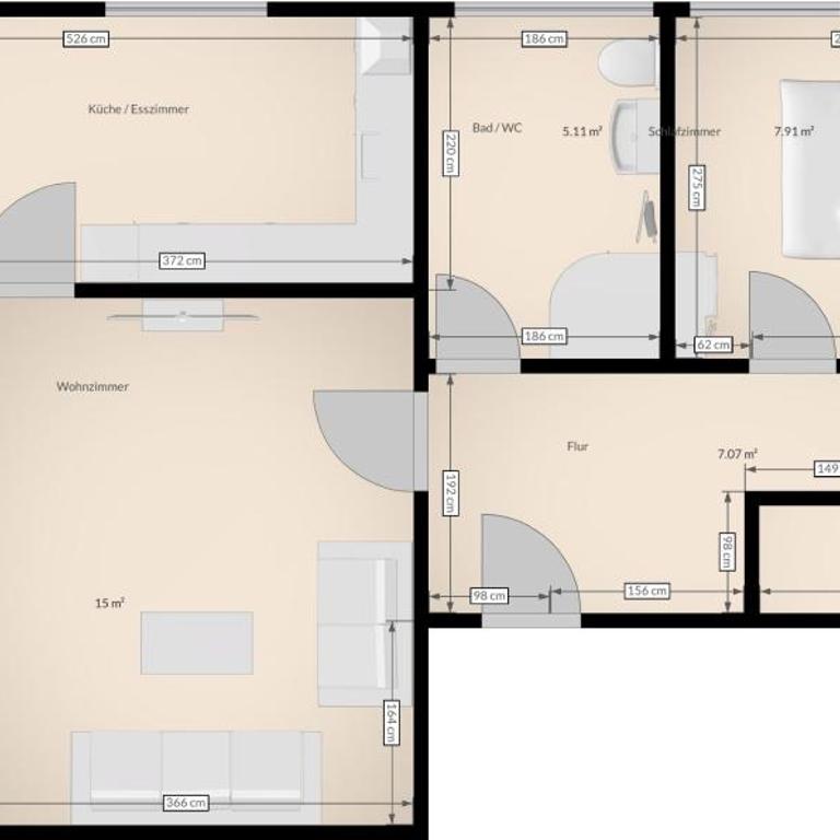 Haus Aigner - Apartment mit 2 Schlafzimmern und Gartenblick - 14