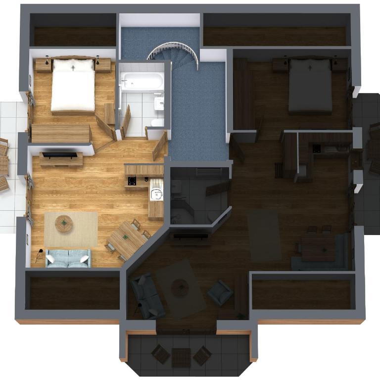 Landhaus Christine - Apartment mit 1 Schlafzimmer - 17