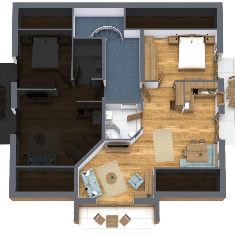 Landhaus Christine - Apartment mit 1 Schlafzimmer - 23