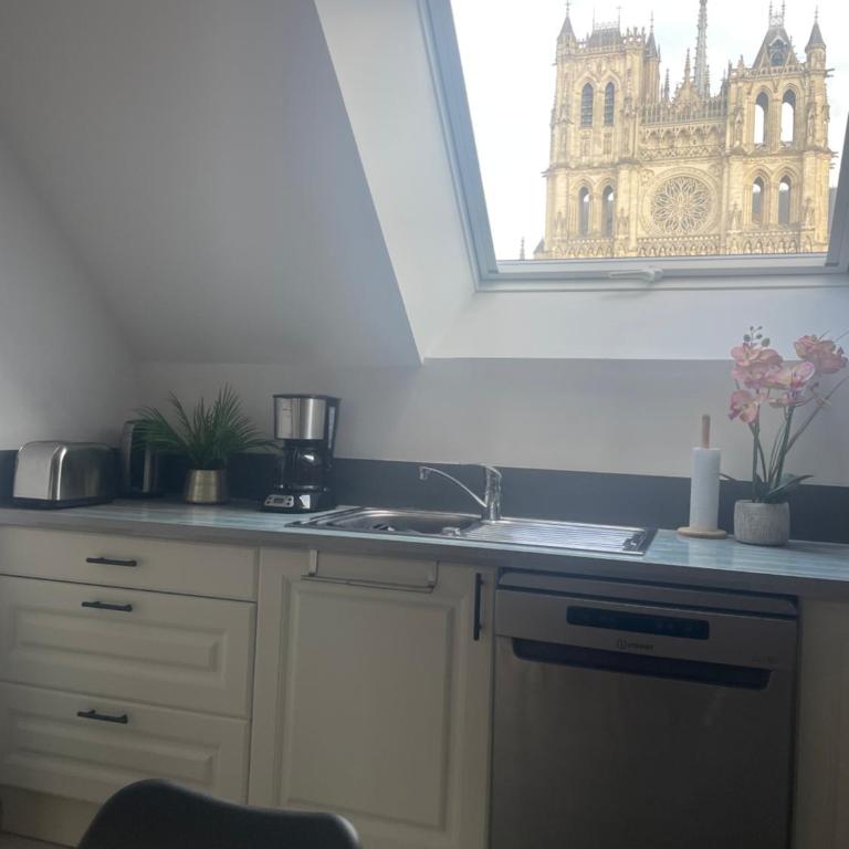 Vue Cathedrale, Elegance & Lumière à Amiens - Apartment mit 3 Schlafzimmern - 12