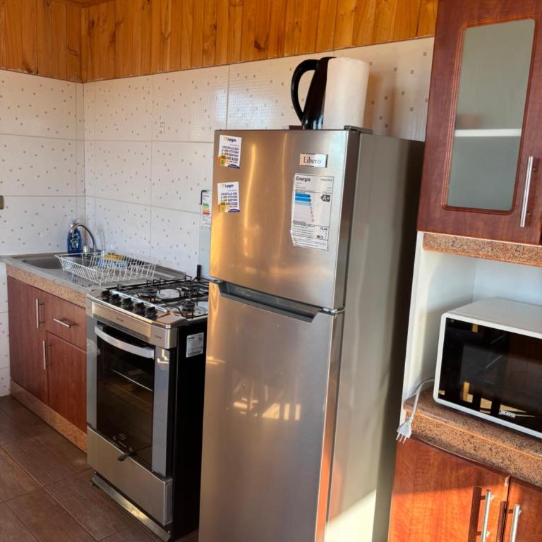 Cabañas Vitalis, playa Curanipe - One-Bedroom House - 11
