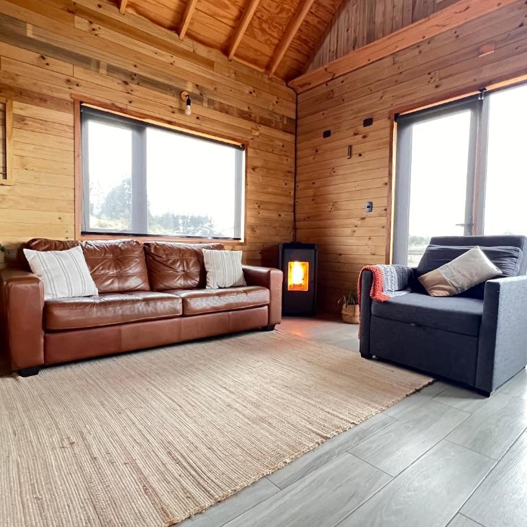 Cabaña Casa Calbuco con Tinaja en Puerto Varas - Two-Bedroom House - 1