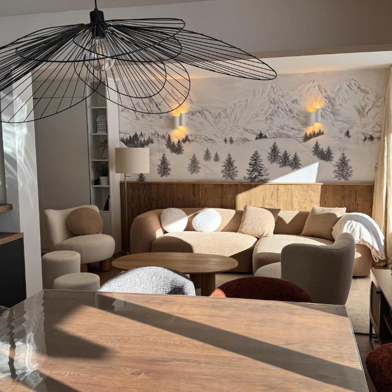 Appartement neuf et cosy les Tommeuses vue splendide, sur piste, Tignes Val Claret - Appartamento con 2 Camere da Letto e con Vista Montagna - 11