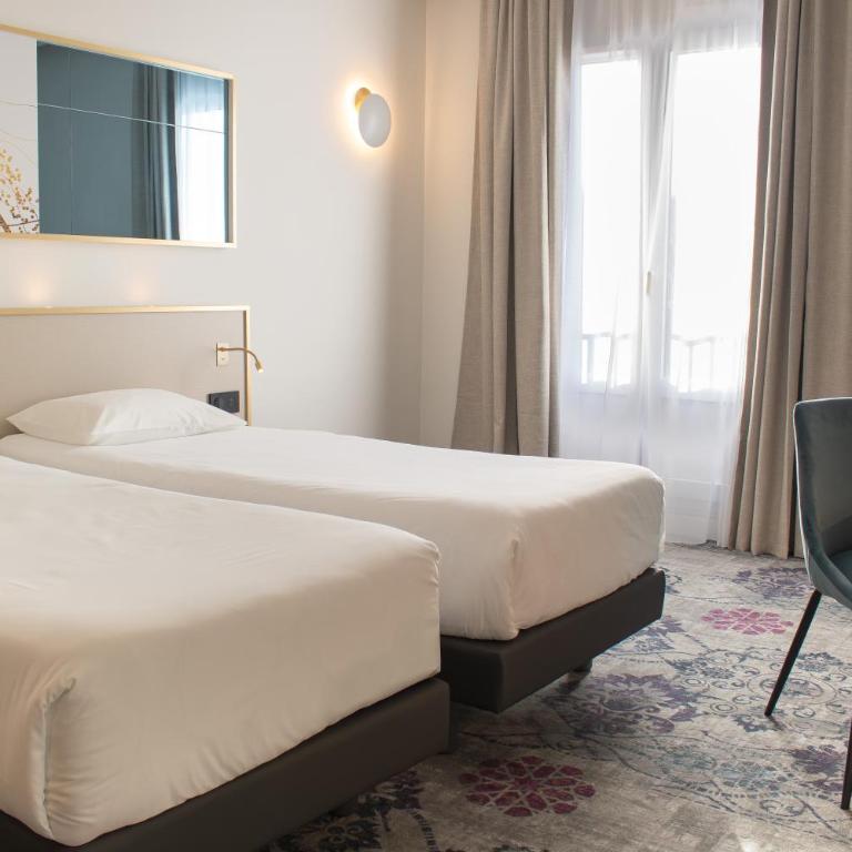 Brit Hotel Cahors Centre - Le Valentre - Chambre Lits Jumeaux Confort - 16