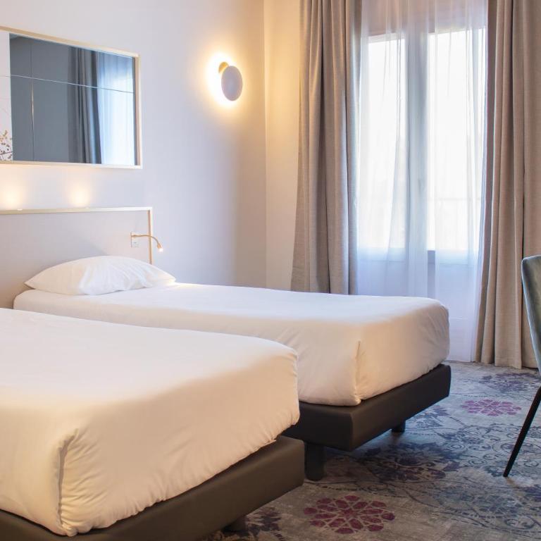 Brit Hotel Cahors Centre - Le Valentre - Chambre Lits Jumeaux Confort - 11