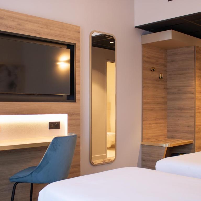 Brit Hotel Cahors Centre - Le Valentre - Chambre Lits Jumeaux Confort - 6