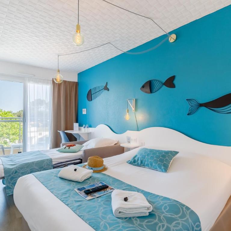 Hotel La Cote Oceane - Saint Jean de Monts- 250m plage - Chambre Supérieure avec Balcon - 3