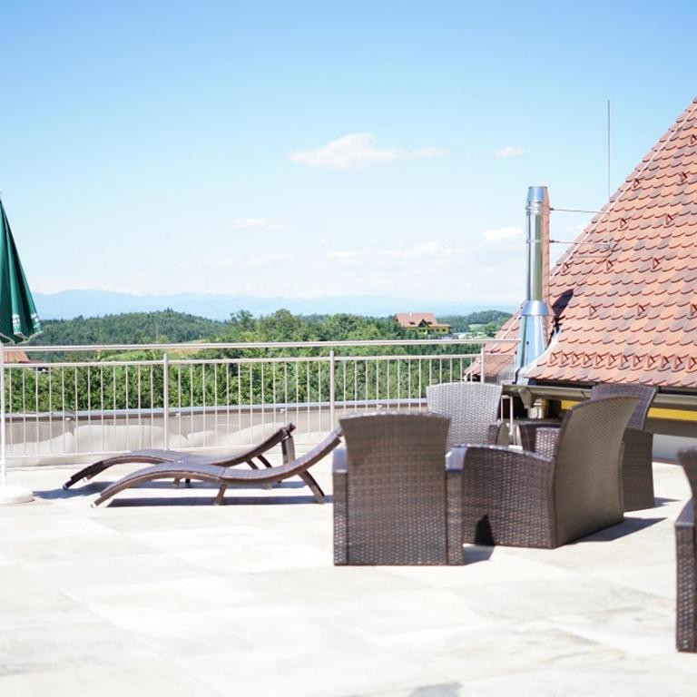 Weingut Buschenschank Schneiderannerl - Doppelzimmer mit Terrasse - 11