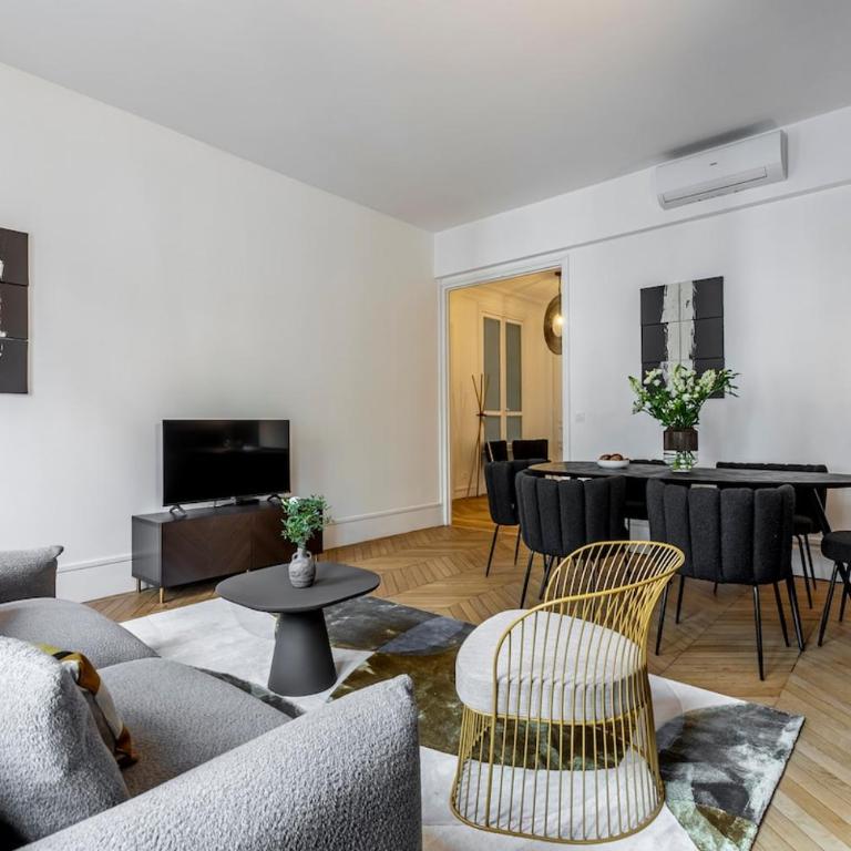 A1# 8people # 4Bedrooms # Wagram # AC # Paris 8 - Four-Bedroom Apartment - 2