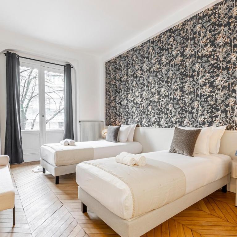 A1# 8people # 4Bedrooms # Wagram # AC # Paris 8 - Four-Bedroom Apartment - 17