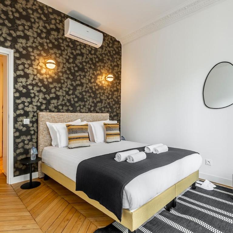 A1# 8people # 4Bedrooms # Wagram # AC # Paris 8 - Four-Bedroom Apartment - 12