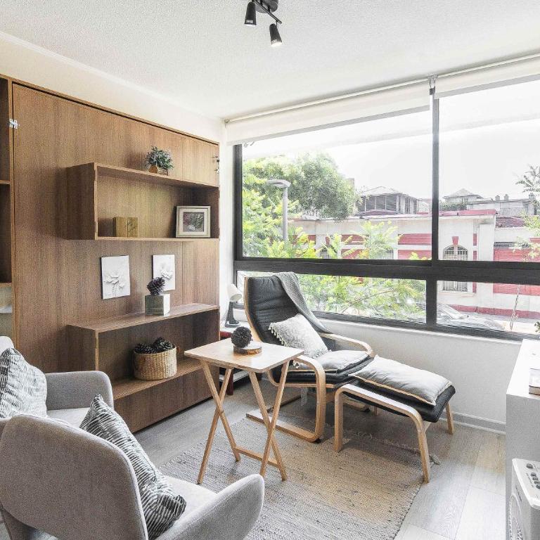 HOM I 2D2B Full equipado, Estacionamiento, Wifi, Gimnasio, Santiago Centro - Apartment - 7