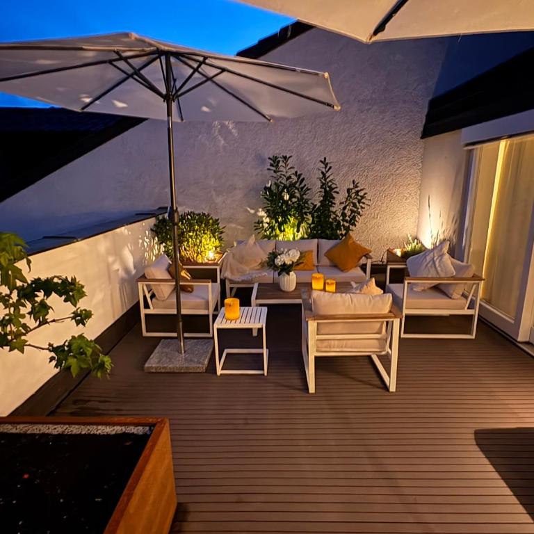 Munich Penthouse with Kitchen, Roofgarden and Parking - Superior Apartment mit 2 Schlafzimmern - 4