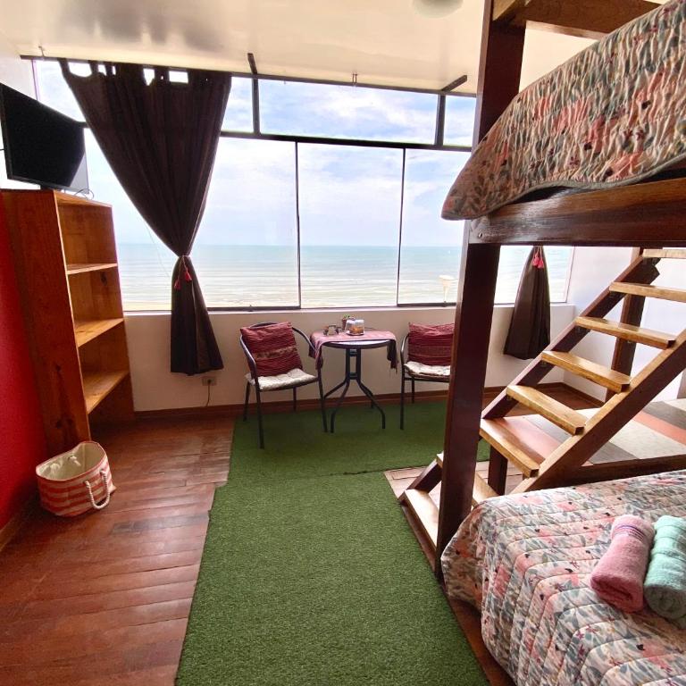 Surf House Chicama - Habitación Doble con vistas al mar - 1 o 2 camas - 5
