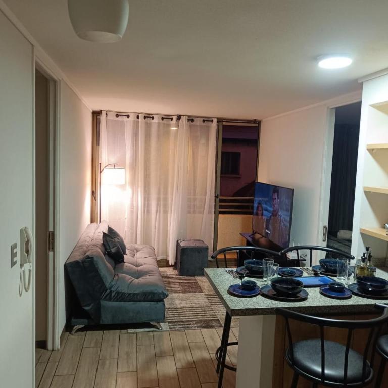 Santiago Centro 2H 2B full equipado y WiFie TV - Two-Bedroom Apartment - 4