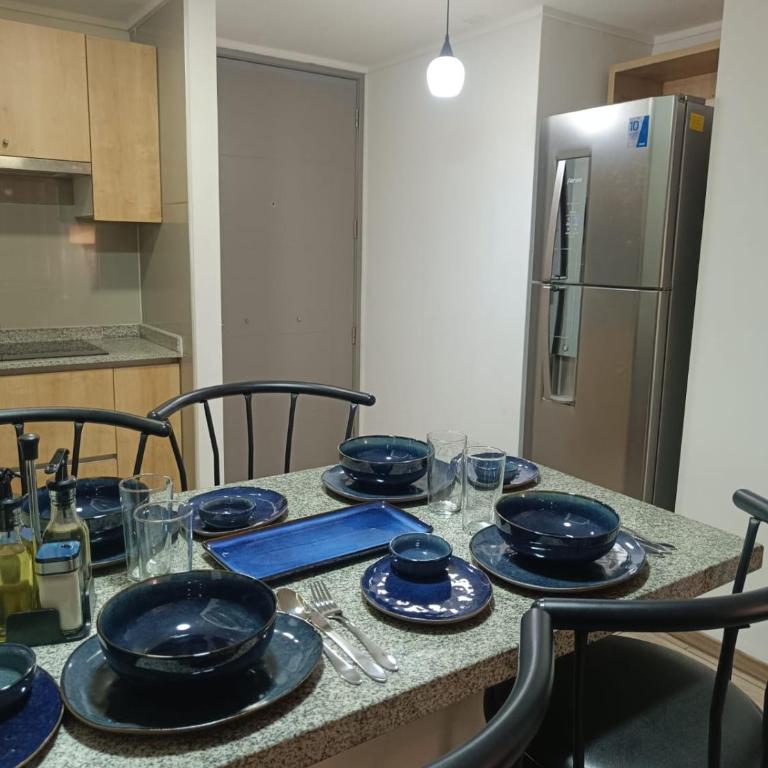 Santiago Centro 2H 2B full equipado y WiFie TV - Two-Bedroom Apartment - 16