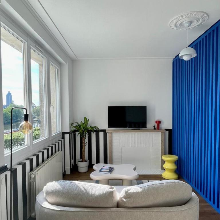 Le Mondrian - Vue sur Erdre - Proche Gare-Tram - Appartement 1 Chambre - 12