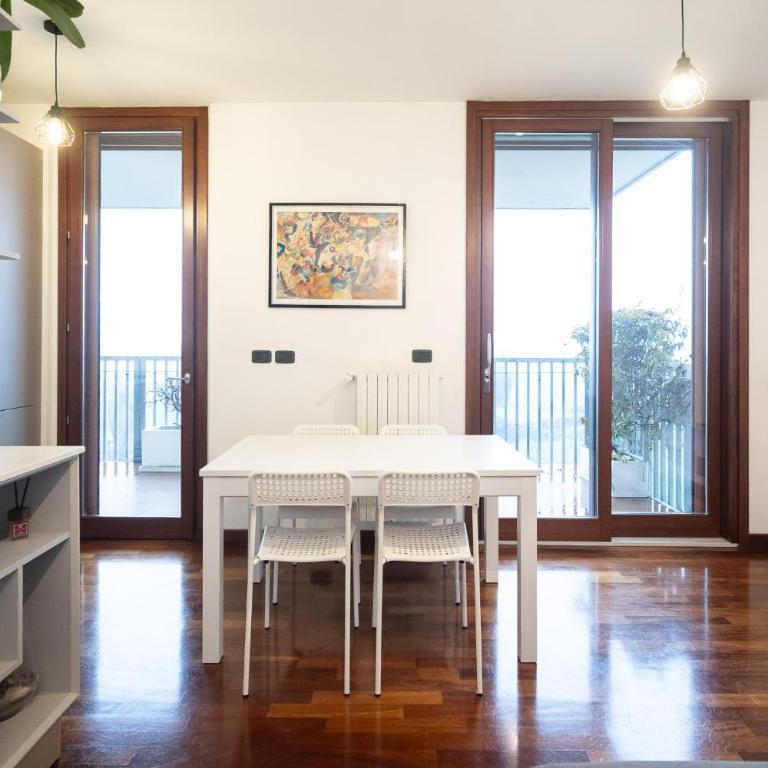 Sky Garden Stay -Terrazza & Private Garage -MM3 Brenta Fondazione Prada Porta Romana - Appartamento con 1 Camera da Letto - 12